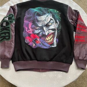 Civil La X Batman Collab Joker Varsity Jacket